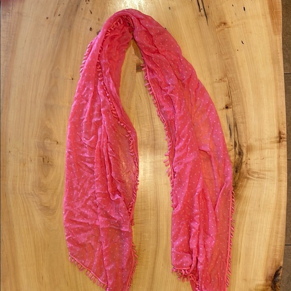 Pink Polka Dot Scarf - Picture 1 of 4